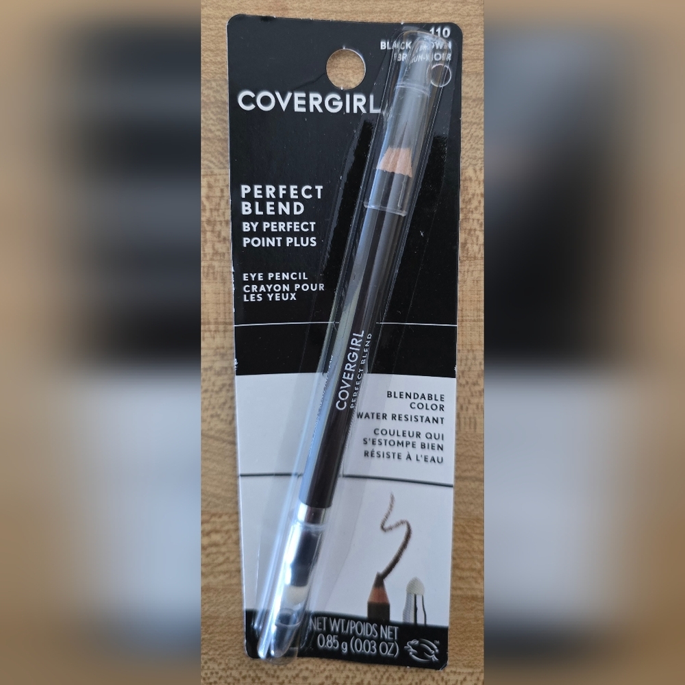 CoverGirl Perfect Blend Eye Liner Pencil 110 Black Brown SEALED